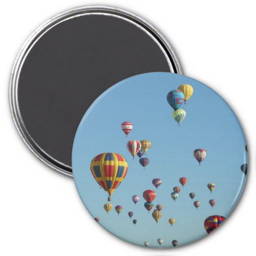 Hot Air Balloon Filled Sky Magnet