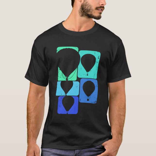 Hot Air Balloon For Balloonist Ballooning T-Shirt (Front)