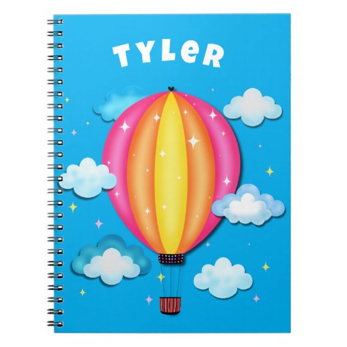 Hot Air Balloon Fun Notebook
