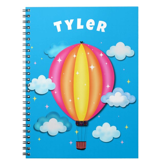 Hot Air Balloon Fun Notebook (Front)
