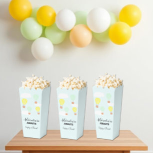Hot Air Balloon Gender Neutral Baby Shower Favor Boxes