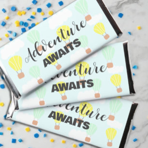 Hot Air Balloon Gender Neutral Baby Shower Hershey Bar Favors