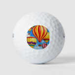 **hot Air Balloon** Golf Lover&#39;s Golf Ball at Zazzle