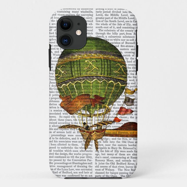 Hot Air Balloon Green Case-Mate iPhone Case (Back)