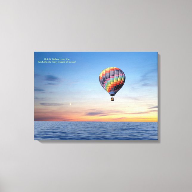 Hot Air Balloon image for Wrapped canvas Print (Front)
