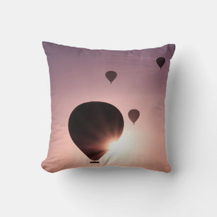 Hot Air Balloon in Goreme Throw Pillow