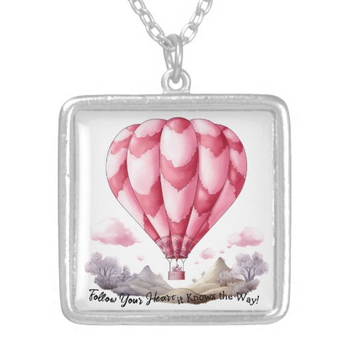 Hot Air Balloon Inspirational Necklace