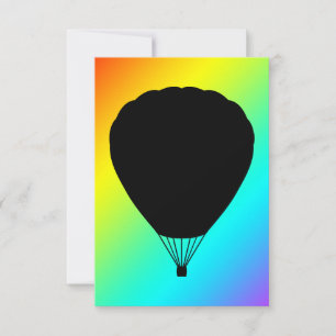 hot air balloon invitation