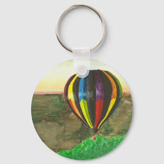 Hot Air Balloon Keychain (Front)