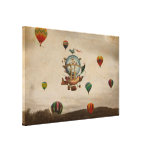 Hot Air Balloon, La Minerve 1803  Travel In Style Canvas Print at Zazzle