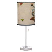 Hot Air Balloon, La Minerve 1803  travel in style Table Lamp (Left)