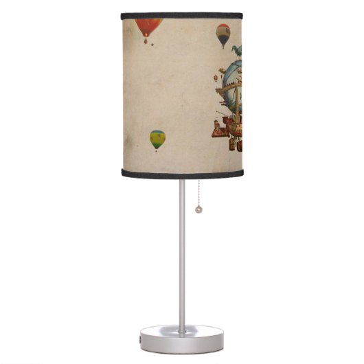 Hot Air Balloon, La Minerve 1803  travel in style Table Lamp (Left)