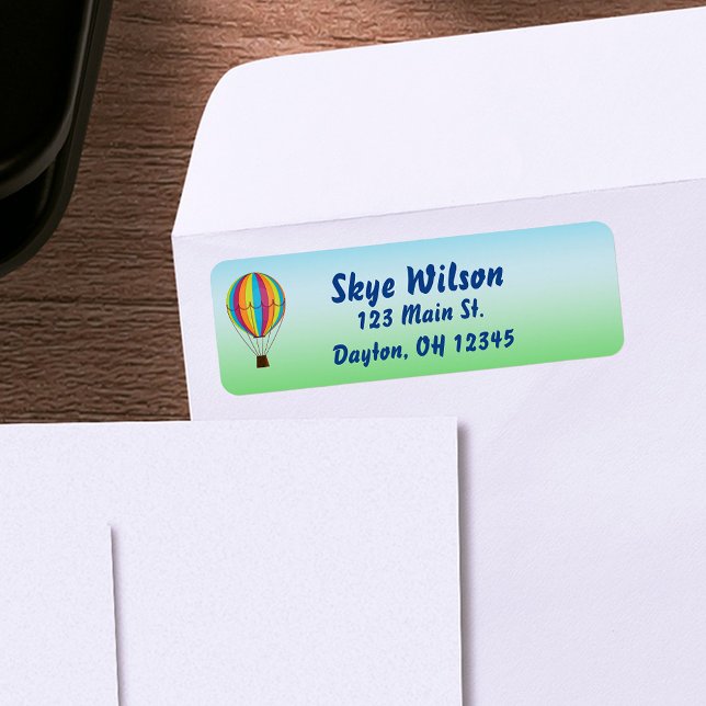 Hot Air Balloon Label (Creator Uploaded)