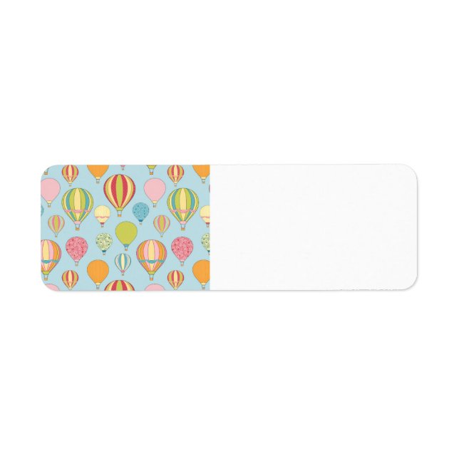 Hot Air Balloon Label (Front)