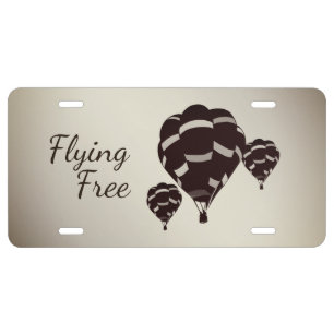 Hot Air Balloon License Plate
