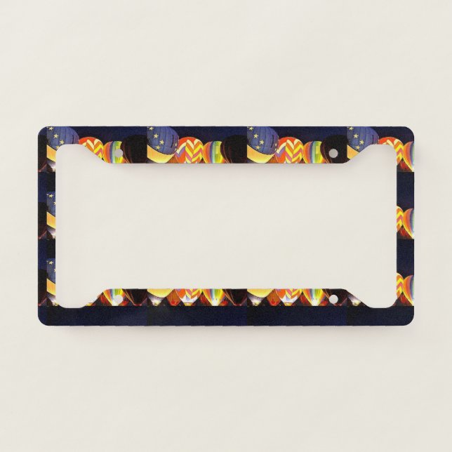 Hot Air Balloon License Plate Frame (Front)