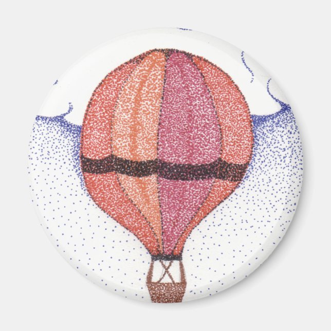 Hot Air Balloon Magnet (Front)