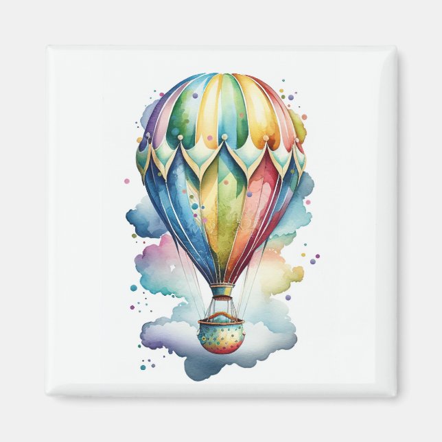 Hot Air Balloon Magnet (Front)