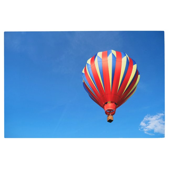 Hot Air Balloon Metal Print (Front)