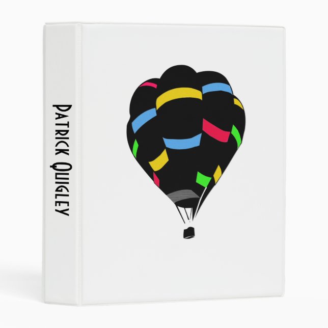 Hot Air Balloon Mini Binder (Front/Spine)