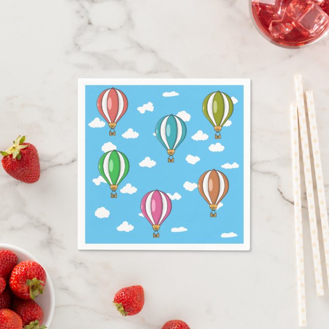 Hot air balloon napkins (Insitu)