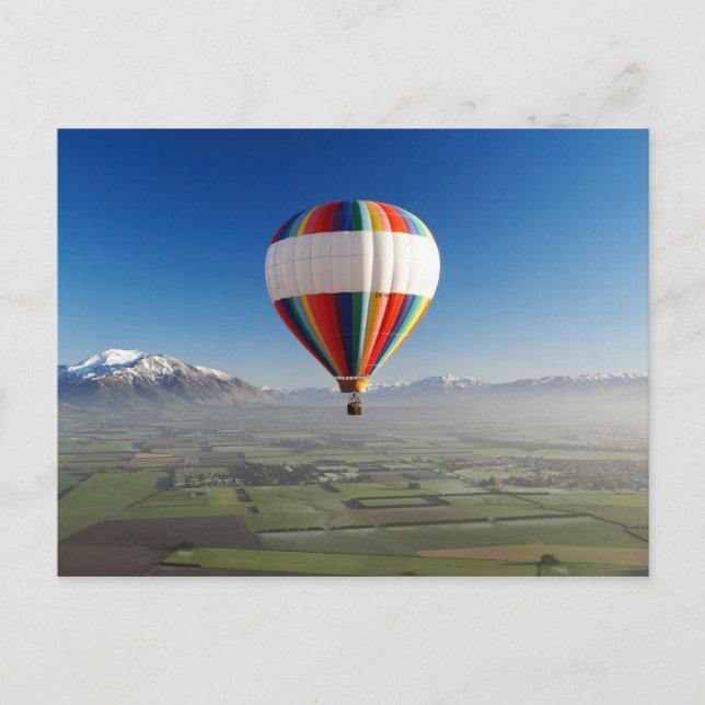 Hot-air Balloon, near Methven, Canterbury 3 Postcard (Front)