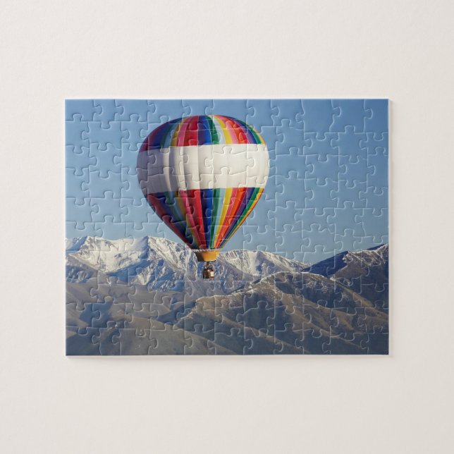 Hot-air Balloon, near Methven, Canterbury Jigsaw Puzzle (Horizontal)