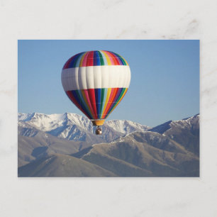 Hot-air Balloon, near Methven, Canterbury Postcard