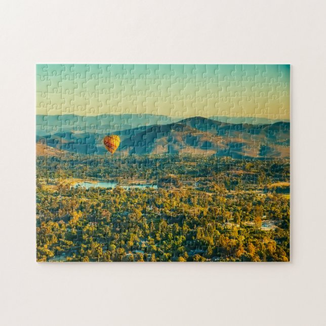 Hot Air Balloon New  Mexico. Jigsaw Puzzle (Horizontal)