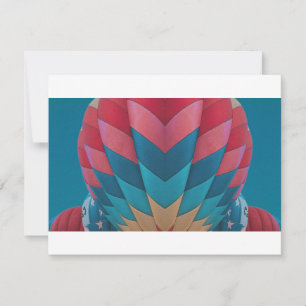 hot air balloon note card