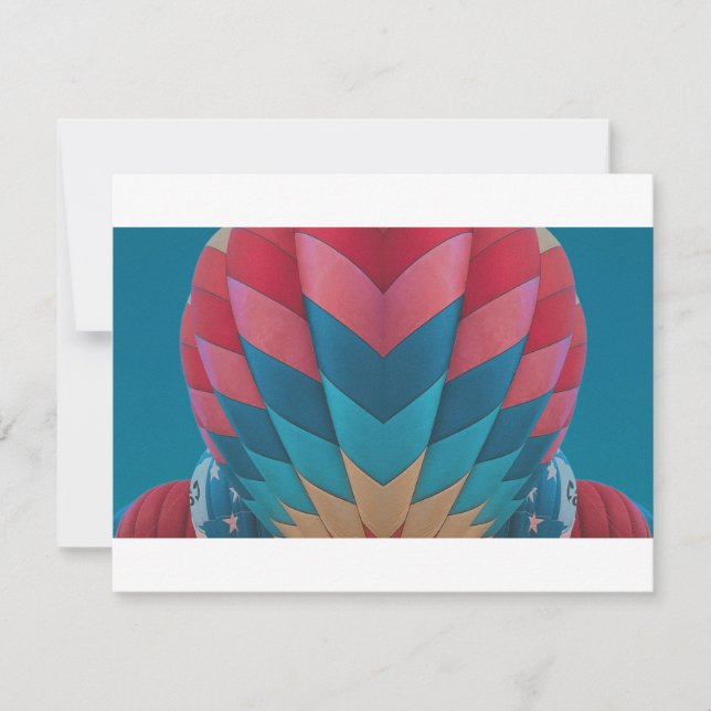 hot air balloon  note card (Front)