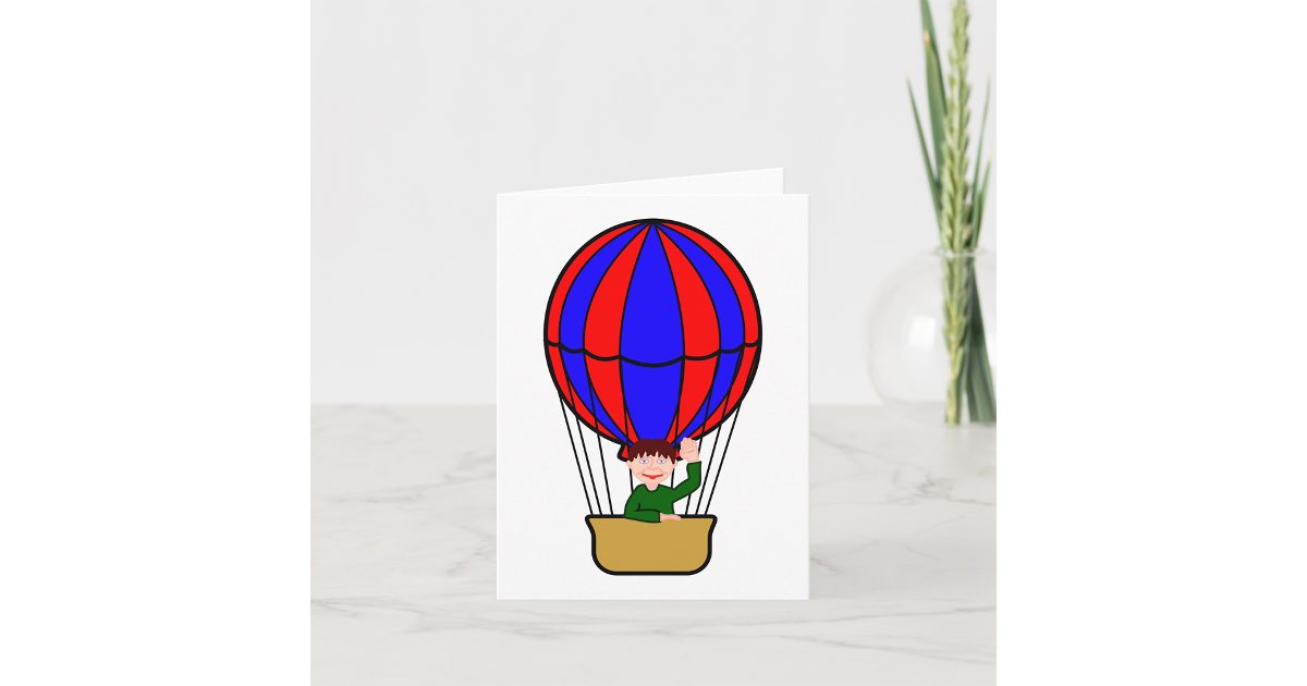 Hot Air Balloon Note Cards | Zazzle