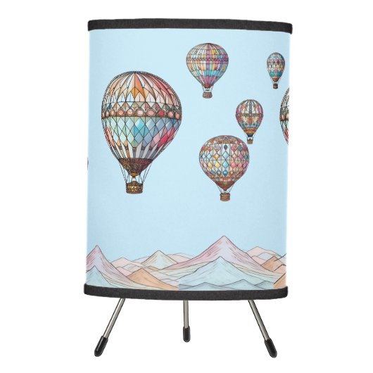 Hot Air Balloon Nursery lamp (Front)