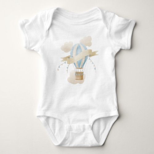 Hot Air Balloon One_Piece Baby Bodysuit