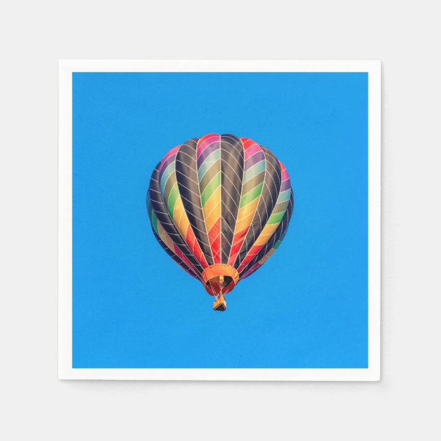 Hot Air Balloon Paper Napkins (Front)