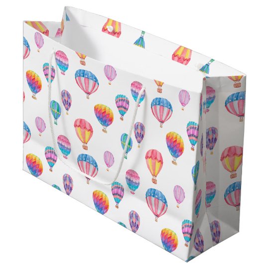 Colorful Hot Air Balloon Pattern Print Backpack main image 1