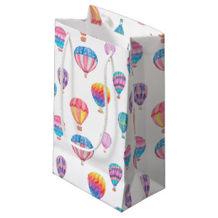 Hot Air Balloon Pattern Small Gift Bag