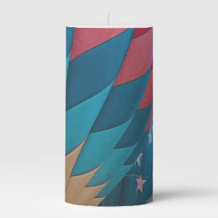 hot air balloon pillar candle