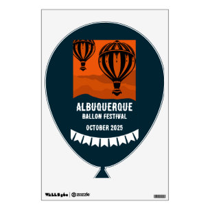 Hot Air Balloon Pilot Festival Wall Decal