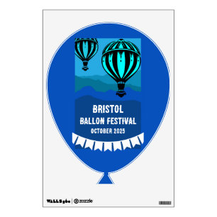 Hot Air Balloon Pilot Festival Wall Decal