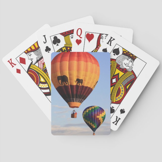 Hot-Air Balloon Playing Cards (Back)
