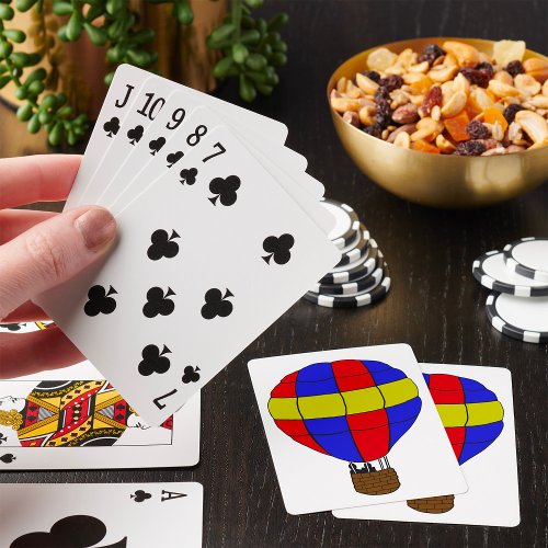 Hot Air Balloon Poker Cards