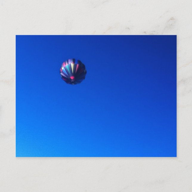Hot air balloon postcard (Front)