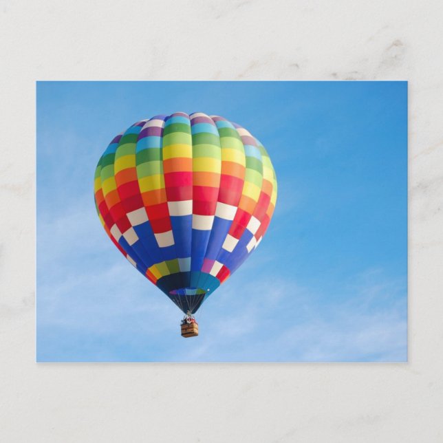Hot air balloon postcard (Front)