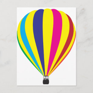 Hot Air Balloon Postcard