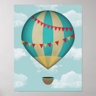 Hot Air Balloon Posters | Zazzle