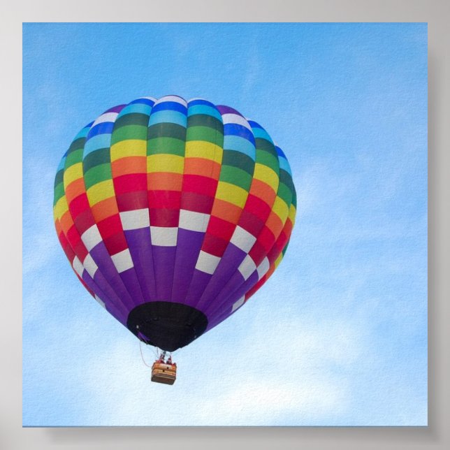 Hot air balloon poster (Front)