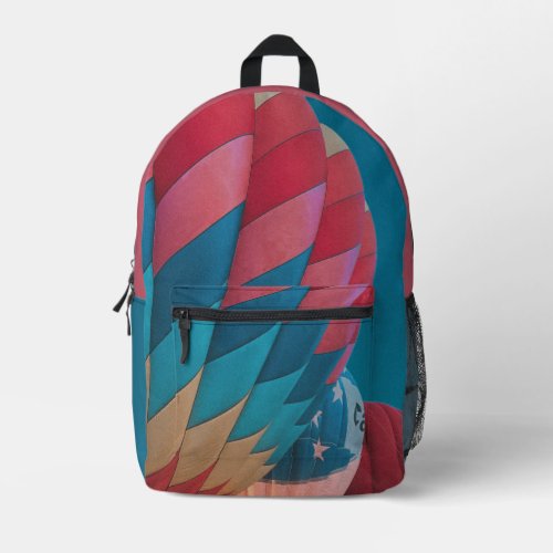 hot air balloon  printed backpack