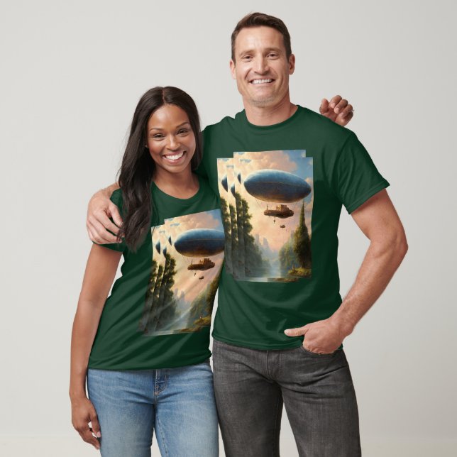 Hot Air Balloon Printed Casual T-shirt & Hoodie (Unisex)