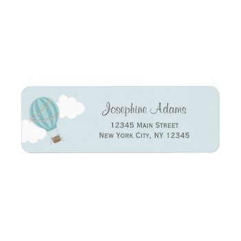 Hot Air Balloon Return Address Labels by melanileestyle at Zazzle
